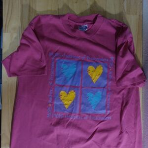 Vintage Mothers of Preschoolers Hearts Graphic Tee